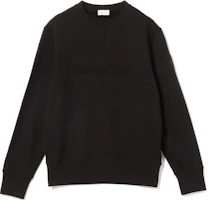 Beams SS23 Black Solid Crewneck Pullover Sweatshirt Long Sleeve 21-13-0043-125 Beams SS23 Black Solid Crewneck Pullover Sweatshirt Long Sleeve 21-13-0043-125