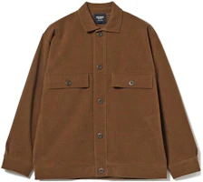 Beams SS23 Brown Solid Color Button-Up Collar Long Sleeve Jacket 4213049713828 Beams SS23 Brown Solid Color Button-Up Collar Long Sleeve Jacket 4213049713828