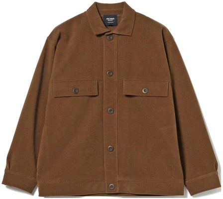 Beams SS23 Jaket Cokelat Polos Lengan Panjang dengan Kancing dan Kerah 4213049713828 Buy Beams SS23 Jaket Cokelat Polos Lengan Panjang dengan Kancing dan Kerah 4213049713828