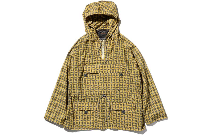 Beams SS23 Checkered Loose Fit Pullover Hoodie Long Sleeve 38-18-0280-139