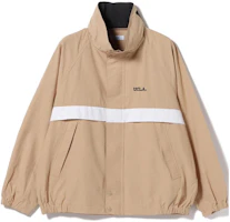 Beams SS23 Colorblock Letter Print High-Collar Double-Zip Jacket 42-18-0397-147 Beams SS23 Colorblock Letter Print High-Collar Double-Zip Jacket 42-18-0397-147