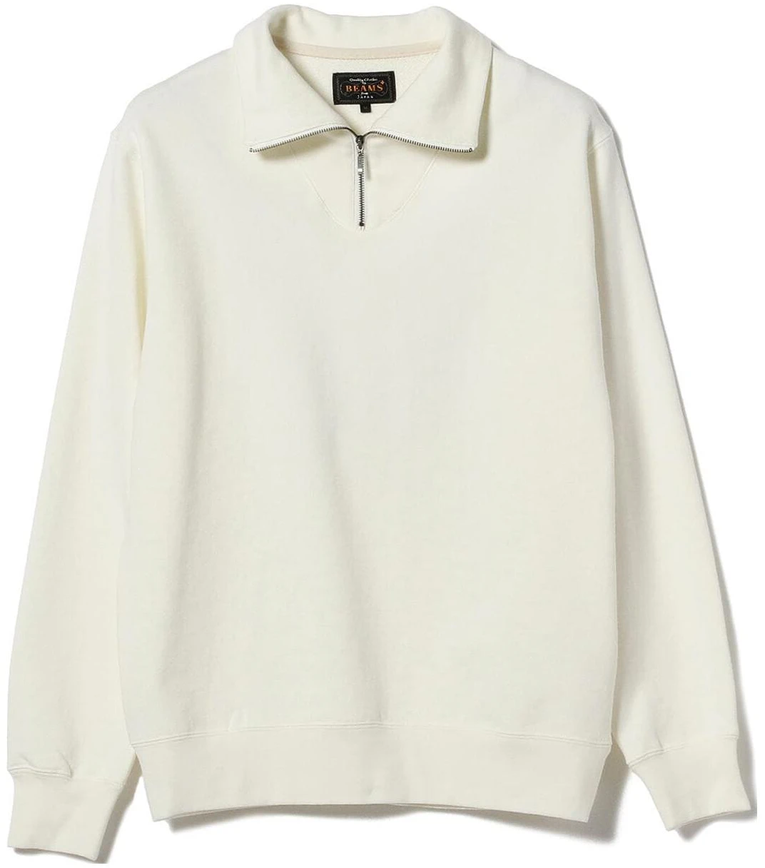 beams-ss-23-half-zip-polo-collar-solid-color-sweatshirt-38-13-0035-156