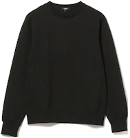 Beams SS23 Solid Color Crewneck Pullover Sweatshirt Black 4213024481919 Beams SS23 Solid Color Crewneck Pullover Sweatshirt Black 4213024481919