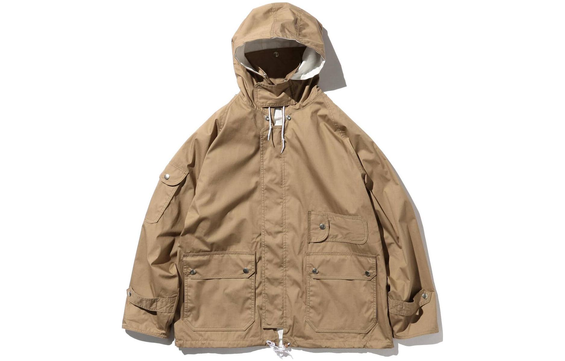 Beams SS23 Solid Color Long-Sleeve Hooded Jacket with Large Pockets - 38-18-0039-139