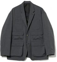 Beams SS23 Solid Multi-Pocket Button-Up Jacket Long Sleeve 11-16-1894-803 Beams SS23 Solid Multi-Pocket Button-Up Jacket Long Sleeve 11-16-1894-803