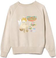 Beams Star Planet Print Long Sleeve Pullover Sweatshirt Mens 11-13-0280-146 Beams Star Planet Print Long Sleeve Pullover Sweatshirt Mens 11-13-0280-146