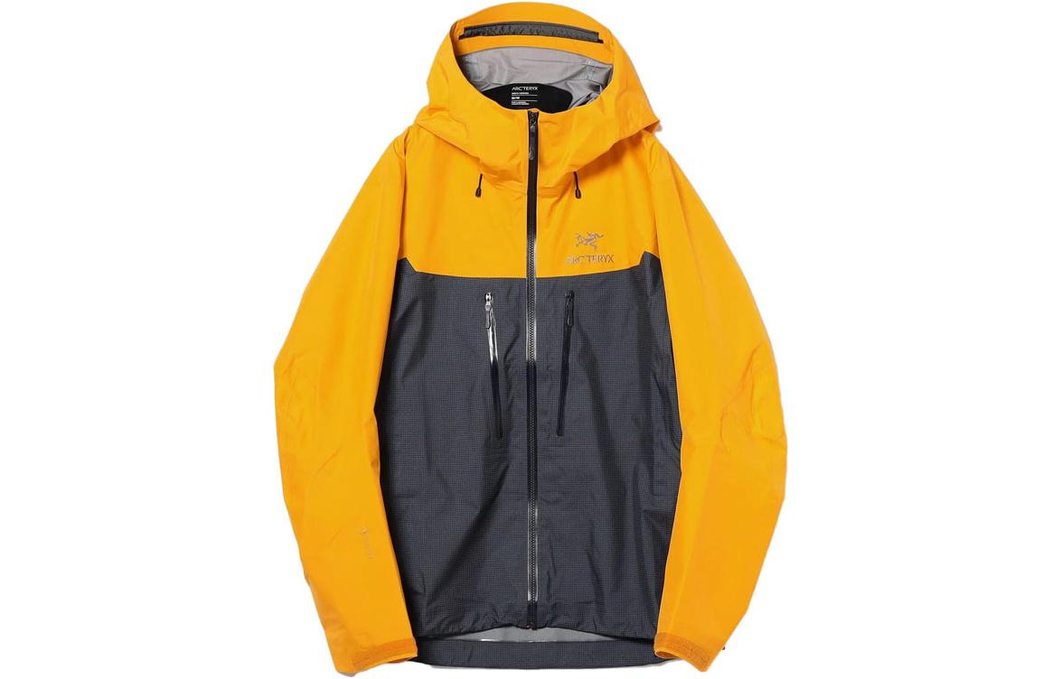 Beams x Arc'teryx Alpha Jacket Colorblock Hooded Zip Jacket Men Multicolor. 11-18-1405-729