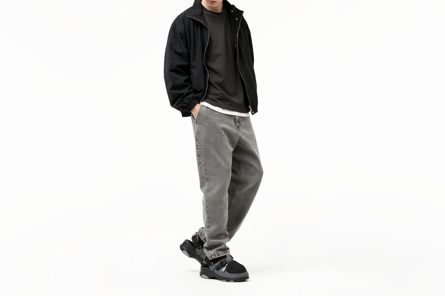 Order BEAMS x Crocs Classic All-Terrain Outdoor Clog 'Grey Black' 207447-001