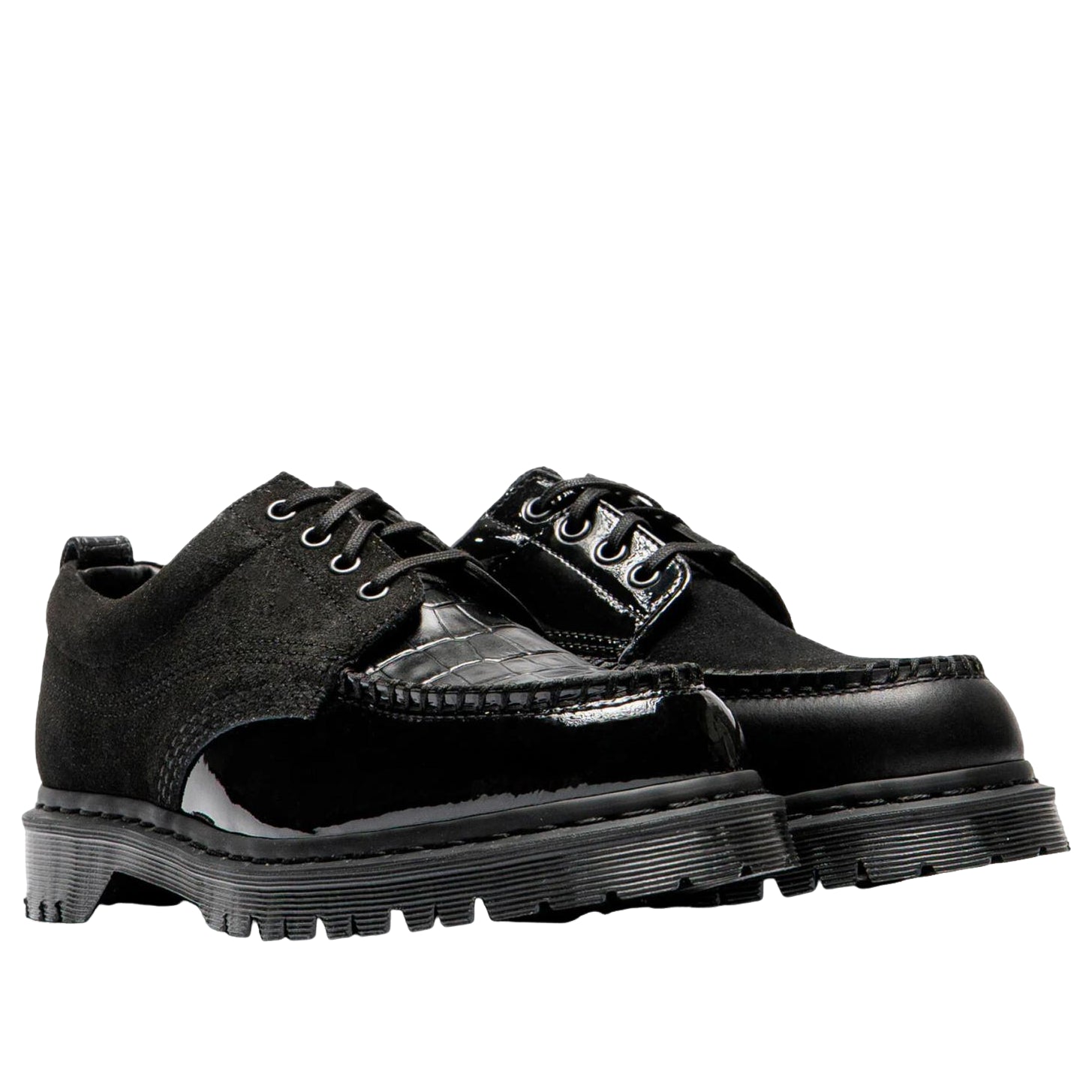 Order BEAMS x Dr. Martens Lowell Moc Toe 'Black' 43026001