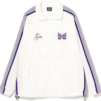Beams x Needles SS24 Logo Embroidered Unisex Long Sleeve Jacket. 11-18-1683-334 Beams x Needles SS24 Logo Embroidered Unisex Long Sleeve Jacket. 11-18-1683-334