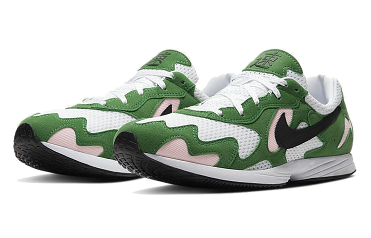 Lookbook Nike Air Streak Lite 運動 低筒 跑步鞋 男女款 白綠