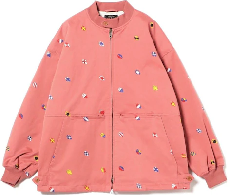 Beams 拉鍊印花長袖外套 紅色 3818004113930 Buy Beams 拉鍊印花長袖外套 紅色 3818004113930