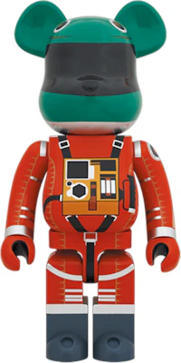 Bearbrick 2001: A Space Odyssey Helmet Hijau & Baju Jingga 1000% Buy Bearbrick 2001: A Space Odyssey Helmet Hijau & Baju Jingga 1000%