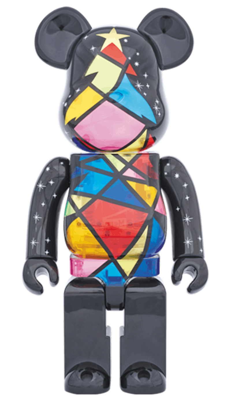 Bearbrick 2016 Xmas Stained Glass 1000% Multi