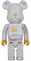 Bearbrick 20th Anniversary 1000% 'Gold & Silver Chrome Ver.' Bearbrick 20th Anniversary 1000% 'Gold & Silver Chrome Ver.'