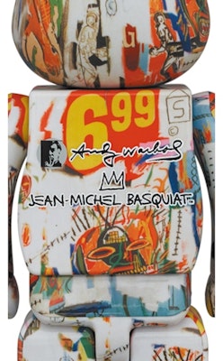 Bearbrick Andy Warhol x JEAN-MICHEL BASQUIAT #4 400% Order Bearbrick Andy Warhol x JEAN-MICHEL BASQUIAT #4 400%