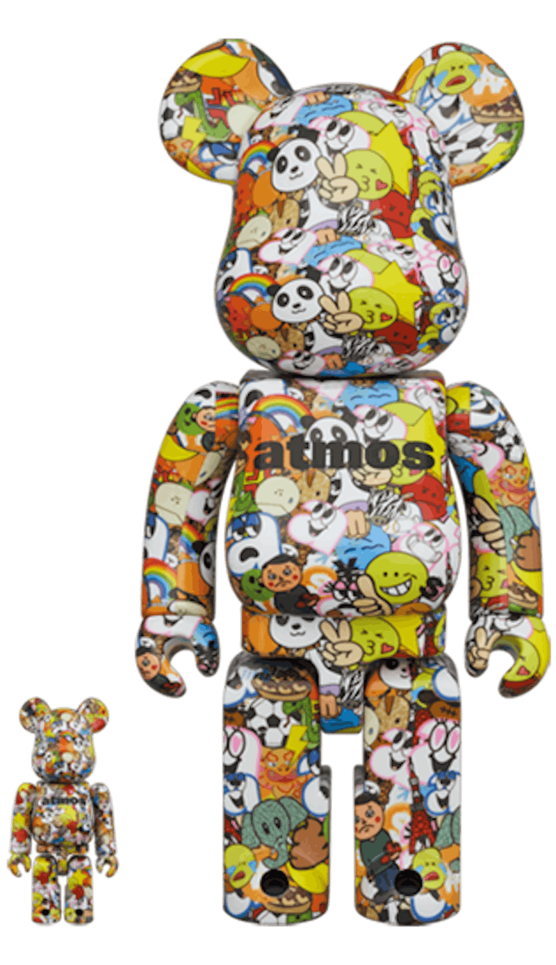 Bearbrick Atmos EMOJI 100% & 400% Set