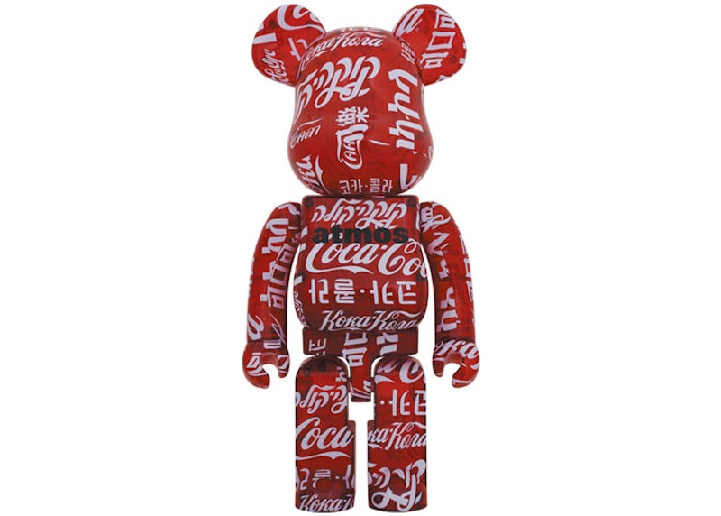 Bearbrick Atmos x Coca-Cola 1000% 'Clear Red'