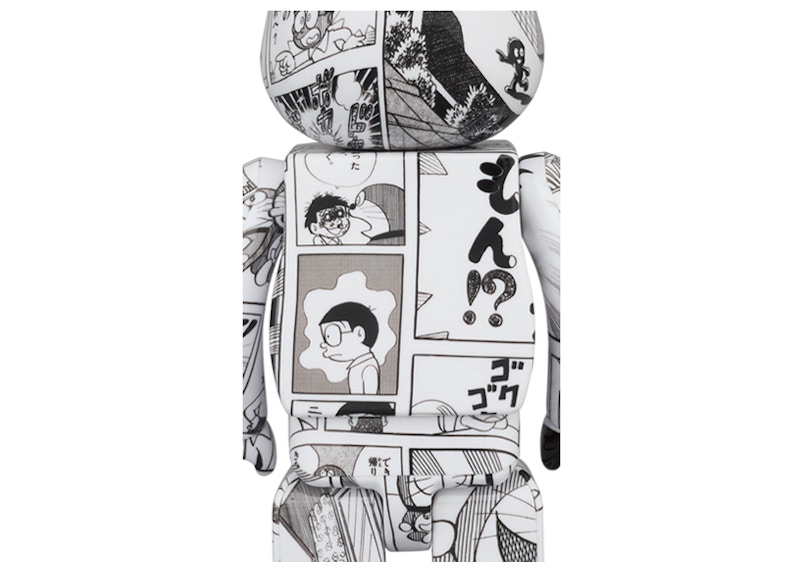 Order 흑백 만화 버전 베어브릭 도라에몽 100%&400% 세트 
