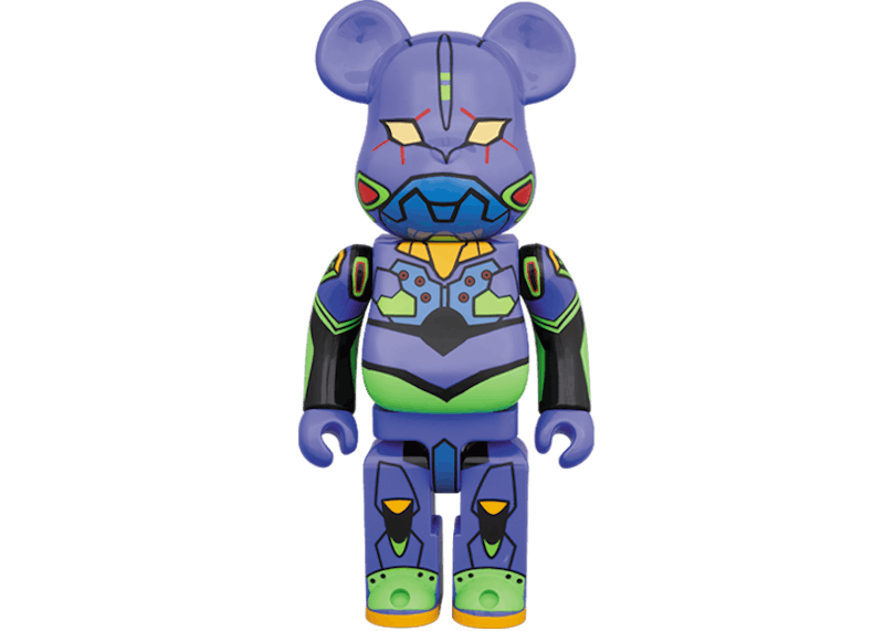Bearbrick Evangelion First Machine 1000% Purple Multicolor