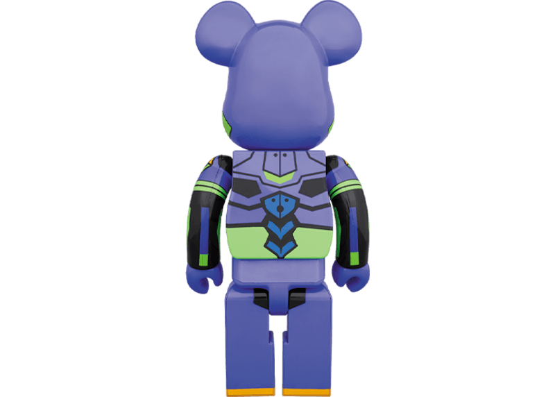 Order Bearbrick Evangelion Masin Pertama 1000% Ungu Multicolor
