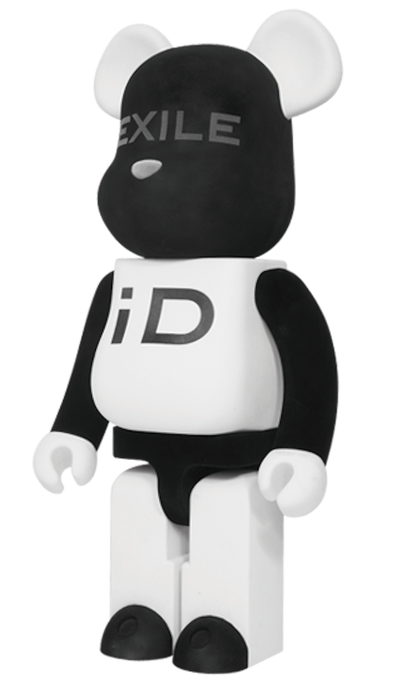 Buy 베어브릭 엑자일 iD 1000% 블랙/화이트  
