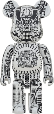 Bearbrick HR GIGER 1000% White Chrome Buy Bearbrick HR GIGER 1000% White Chrome