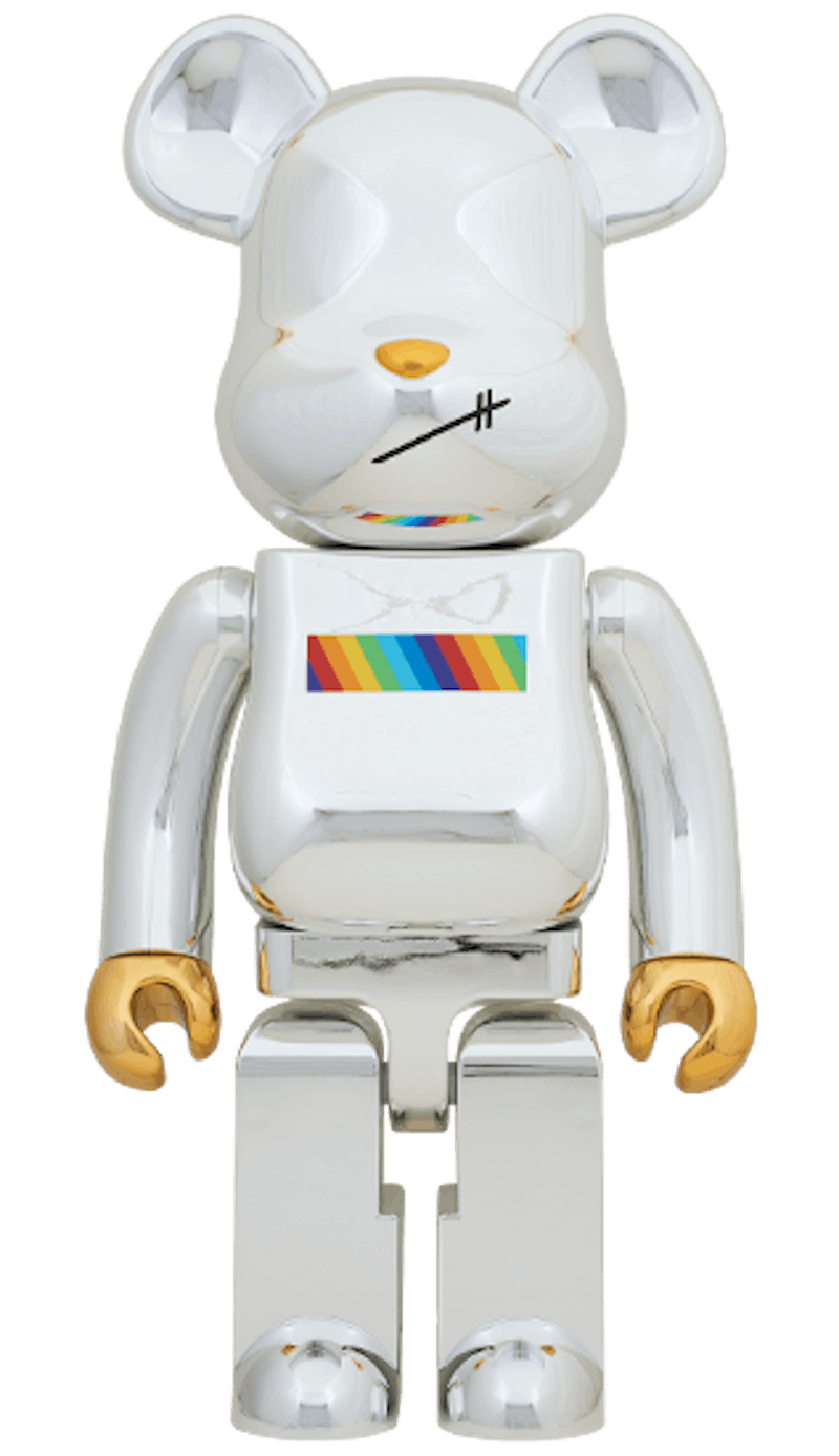 Bearbrick J.S.B. 1000% Silver