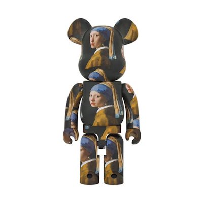 Bearbrick Johannes Vermeer (Girl with a Pearl Earring) 1000%