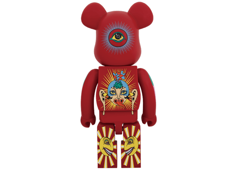 Bearbrick Keiichi Tanaami 1000% Red 圖 2