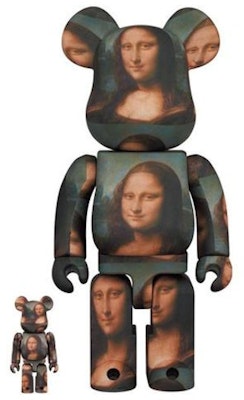 Bearbrick Leonardo De Vinci Mona Lisa 100% & 400% Set Buy Bearbrick Leonardo De Vinci Mona Lisa 100% & 400% Set