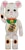 Bearbrick Maneki Neko 1000% Transparent Plating