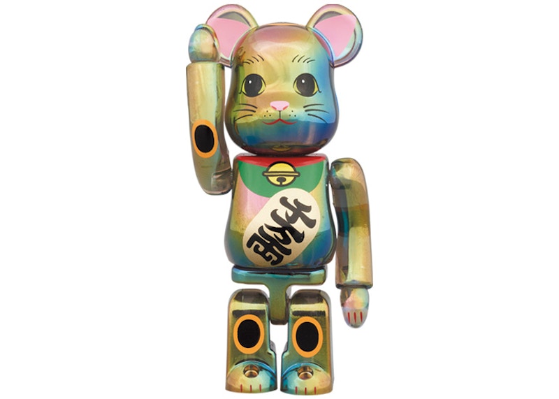 Order Bearbrick 招财猫 100% & 400% 套装 黑色透明镀层