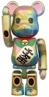 Bearbrick 招财猫 100% & 400% 套装 黑色透明镀层 Order Bearbrick 招财猫 100% & 400% 套装 黑色透明镀层
