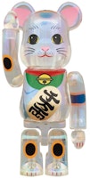 Bearbrick Maneki Neko 100% y 400% Set Transparente Chapado. Order Bearbrick Maneki Neko 100% y 400% Set Transparente Chapado.
