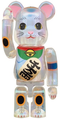 Bearbrick Maneki Neko 100% & 400% Set Transparent Plating Order Bearbrick Maneki Neko 100% & 400% Set Transparent Plating