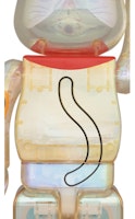 Bearbrick Maneki Neko 100% y 400% Set Transparente Chapado. Lookbook Bearbrick Maneki Neko 100% y 400% Set Transparente Chapado.