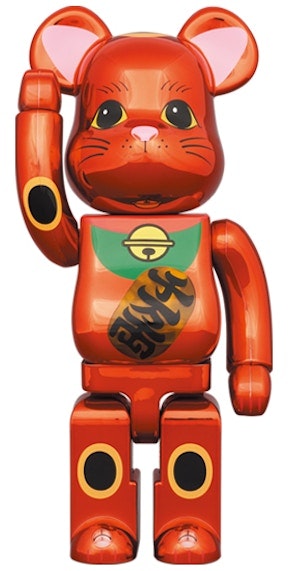 bearbrick-maneki-neko-plum-gold-plating-luminous-400