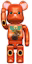 Buy Bearbrick Maneki Neko Plum Gold Plating Luminous 400%