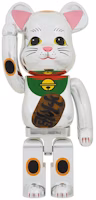 Bearbrick Maneki Neko Silver Plated Luminous 1000% Bearbrick Maneki Neko Silver Plated Luminous 1000%