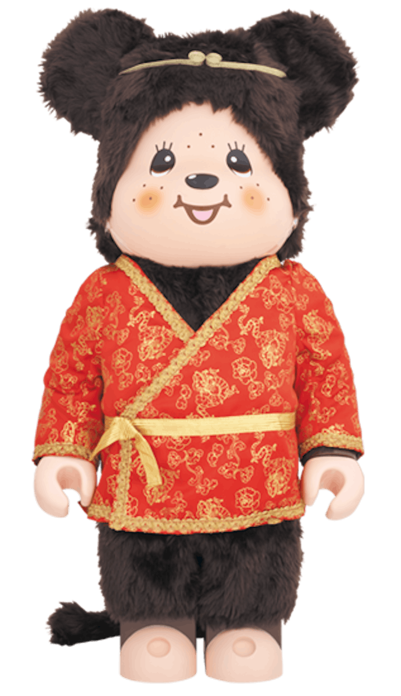Bearbrick Monchhichi Son Goku 1000% Multi