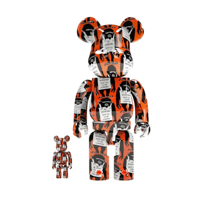 Bearbrick Monkey Sign 100% & 400% Set