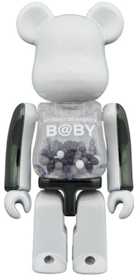 Bearbrick My First Baby 100% & 400% Set Hitam & Putih Chrome Ver. Order Bearbrick My First Baby 100% & 400% Set Hitam & Putih Chrome Ver.