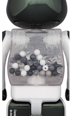 Bearbrick My First Baby 100% & 400% Set Hitam & Putih Chrome Ver. Lookbook Bearbrick My First Baby 100% & 400% Set Hitam & Putih Chrome Ver.