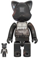 Bearbrick My First Nyabrick Baby 100% & 400% Set 'Black' Bearbrick My First Nyabrick Baby 100% & 400% Set 'Black'
