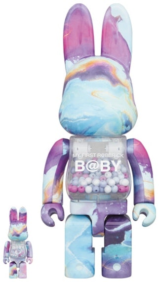 bearbrick-my-first-rabbrick-baby-marble-ver-100-and-400-set-multi