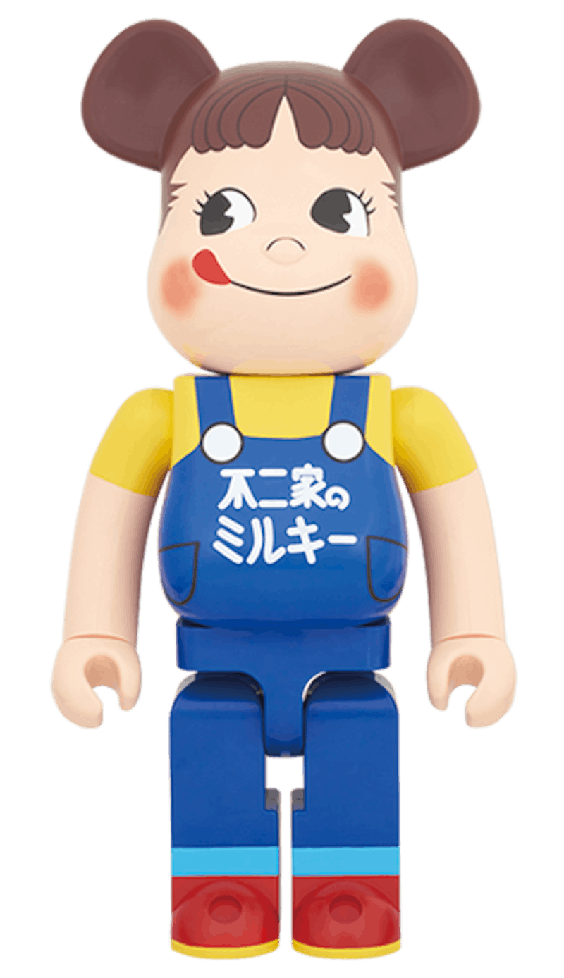 Bearbrick Peko-Chan Milky 65th Anniversary 1000% Multi