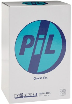 Bearbrick PiL 100% & 400% Set Chrome Ver. Shop Bearbrick PiL 100% & 400% Set Chrome Ver.