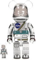 Bearbrick Project Mercury Astronaut 100% & 400% Set Bearbrick Project Mercury Astronaut 100% & 400% Set