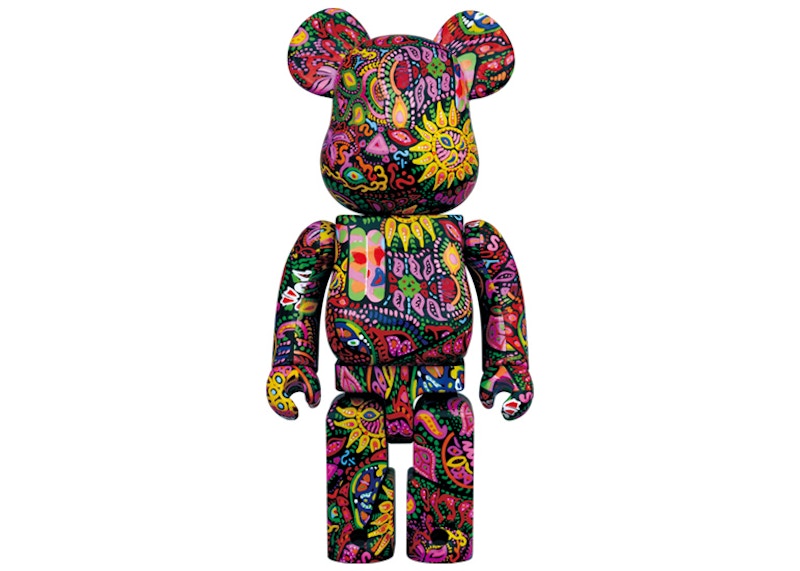 Bearbrick Psychedelic Paisley 1000%